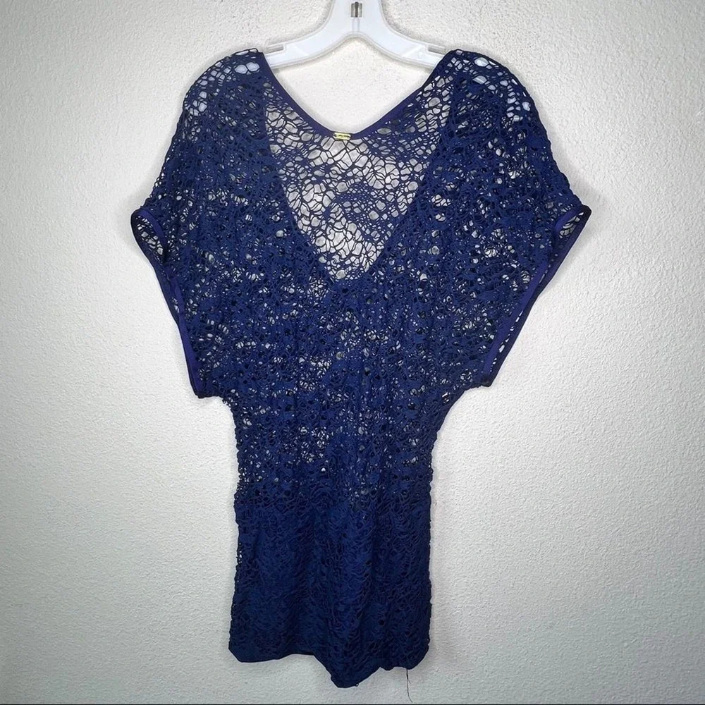 Beach Bunny Swim Navy Cover-Up‎ Dress